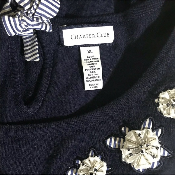 Charter Club Layered Sweater Size XL - Picture 4 of 5